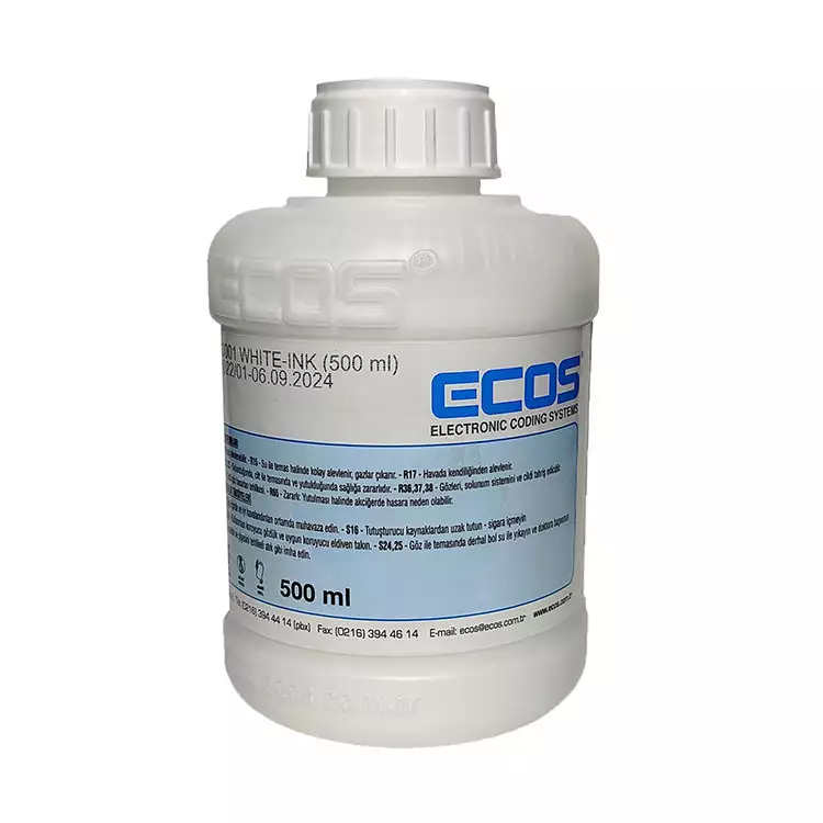 Ecos 500ML Inkjet White Ink
